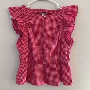 *3 for $15* Free Assembly Peplum Ruffle Blouse